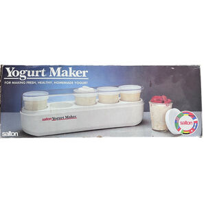 Salton Yogurt Maker GM-5WS Vintage Homemade Yogurt Machine New Open Box